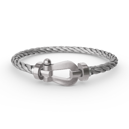 [Select]FORCE LARGE HORSESHOE NO DIAMOND BRACELET SILVER