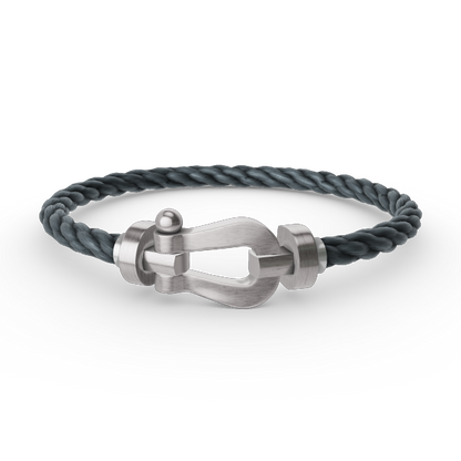 [Select]FORCE LARGE HORSESHOE NO DIAMOND BRACELET SILVER