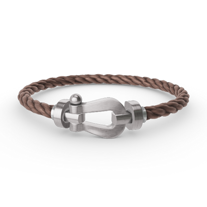 [Select]FORCE LARGE HORSESHOE NO DIAMOND BRACELET SILVER