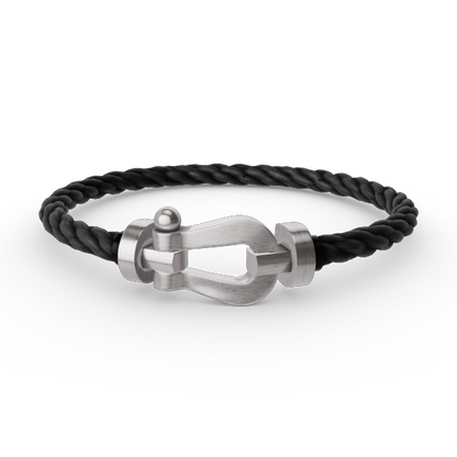 [Select]FORCE LARGE HORSESHOE NO DIAMOND BRACELET SILVER
