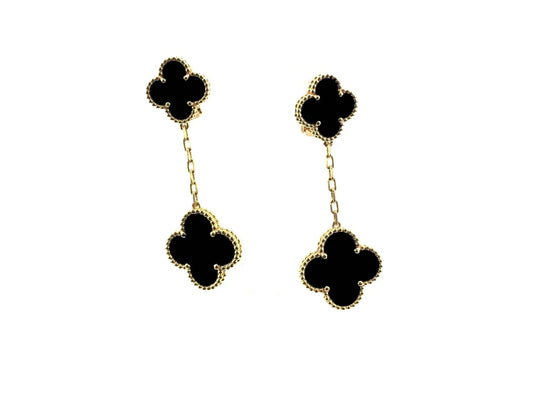 [Select]CLOVER 2 MOTIFS  EARRINGS (MULTIPLE CHOICESC