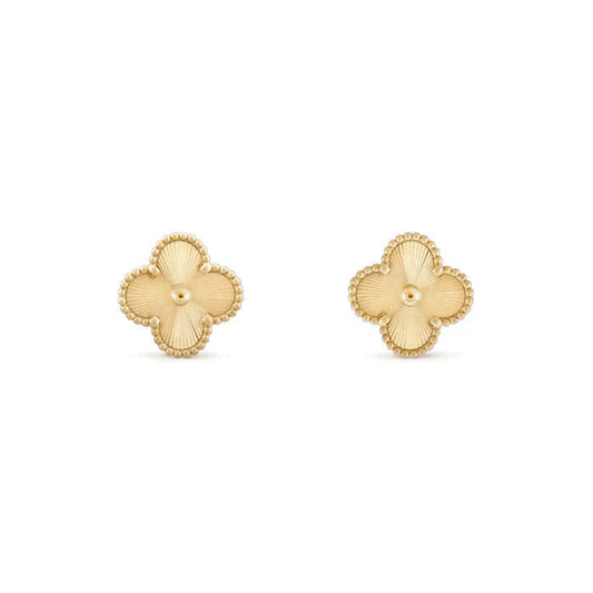 [Select]CLOVER MEDIUM 1 MOTIFS LASER EARRINGS