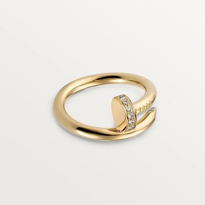 [Select]JUSTE RING 2.65MM GOLD DIAMOND