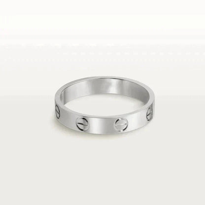 [Select]LOVE RING 4MM 1 DIAMOND SILVER