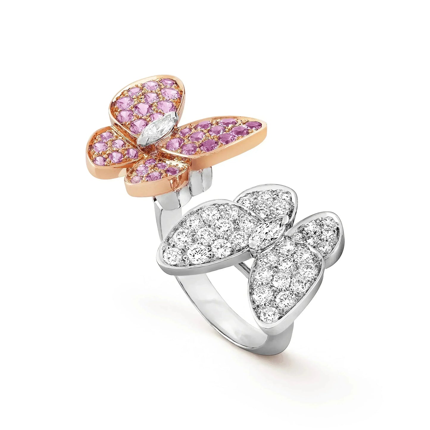 [Select]TWIN BUTTERFLY DIAMOND RING